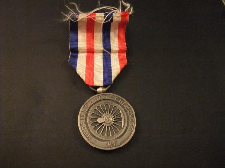 Spoorwegarbeiders Frankrijk 1941 Eremedaille ( Médaille des cheminots) E. Buire) (3)